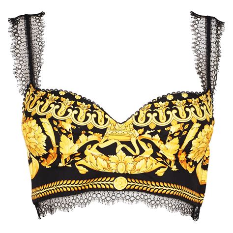 bralette versace|versace bralette outfit.